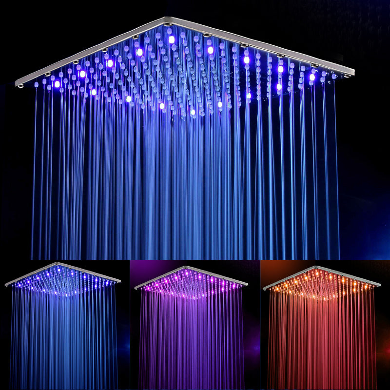 LED Shower Head with Air Jet LED